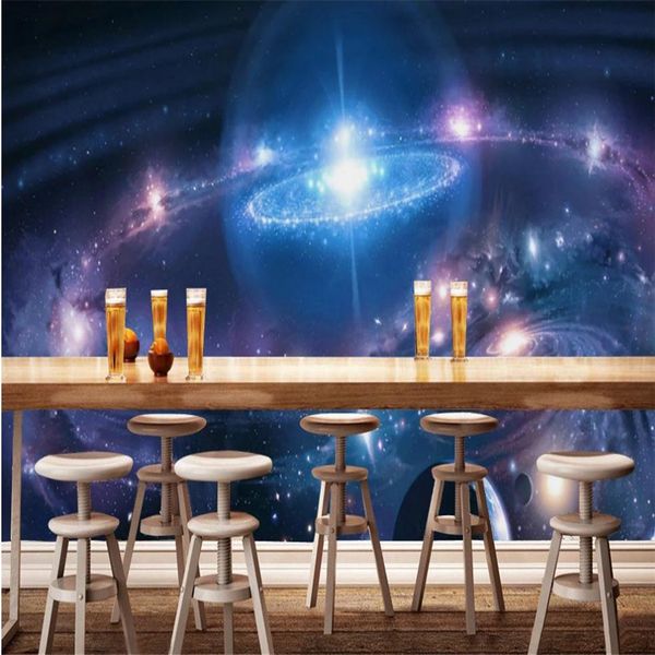 

пользовательские 3d обои 3d обои для гостиной обои для гостиной 3d звездные обои телевизор фон стена красивые пейзажи обои