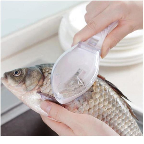

fish skin brush scraping fishing scale brush fast remove fish knife cleaning peeler scaler scraper graters mutfak mal bbyqyd