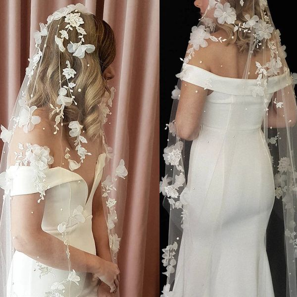 

new fashion white ivory short two layers with comb bridal veils wedding accessories beaded edge crystal fashion, Black