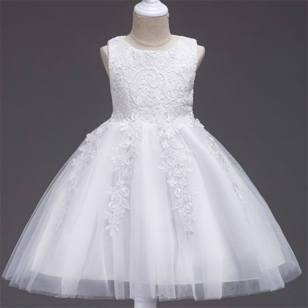 

2020 ladies dress flower girl dresses for wedding clothing first communion princess party baby costume vestido comunion t200709, Red;yellow
