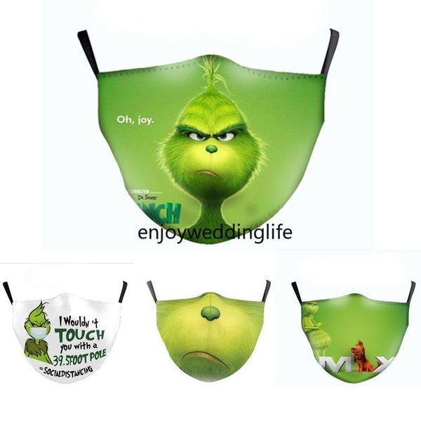 

сша на аксессуары рождественские рождественские маски для лица дизайнерские маски моды напечатаны пылезащитный ветрозащитный и дымчатый заме