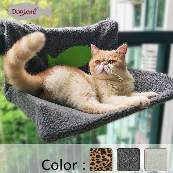 

cat beds & furniture autumn winter pet hammock bed soft warm blanket window puppy cushion small dog cover mat blankets
