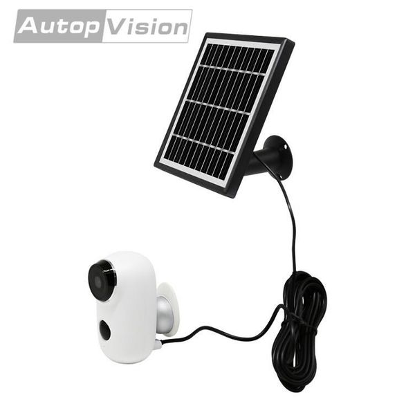 

wifi wireless ip65 outdoor 1080p 2.0mp solar battery power low power consumption pir surveillance security camera