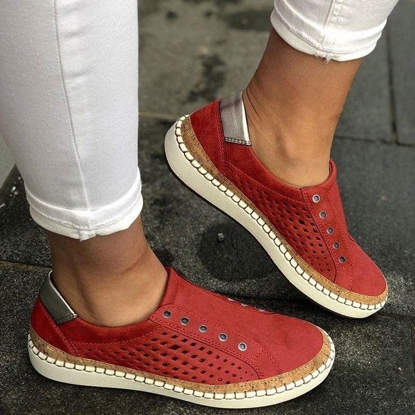 

summer casual shoes single shoes hand-stitched retro flat breathable elastic outdoor women casual sneaker comfortable shoes #b67v