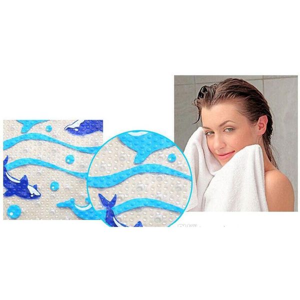 

dolphins pvc children massage bath mat cartoon anti non slip bathroom shower carpet kitchen wc toil qylsmr lipper