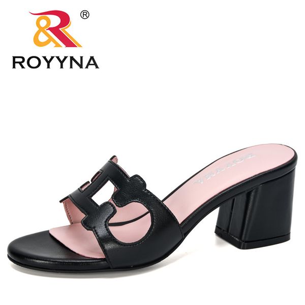 

bona 2020 new designers slippers high heels shoes women summer sandals non-slip flip flops sandals beach slippers shoes feminimo y200706, Black