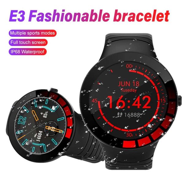 

e3 wristband, ppg ecg monitoring waterproof, smart sports watch, pedometer