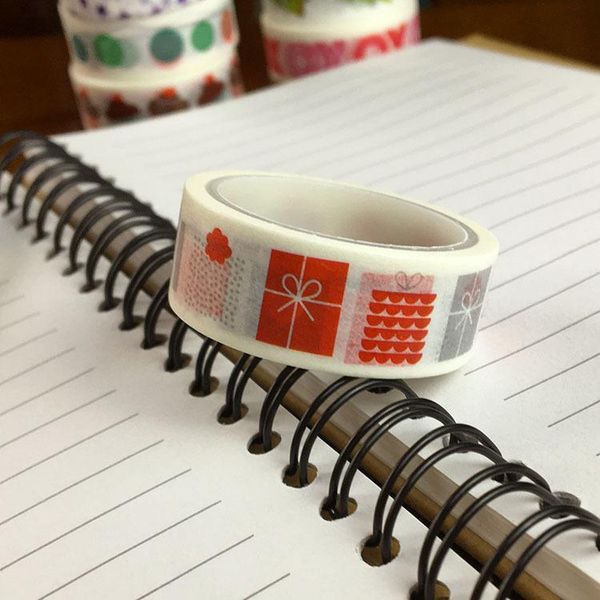 

2016 m15mm ледяная снежная лента японская бумага diy планировщик маскировка лента клейные ленты наклейки декоративные канцелярские ленты h