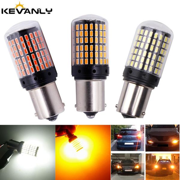 

canbus 2pcs 12-24v p21w led py21w ba15s t20 led 7440 w21w w21/5w s25 bau15s 3014 chips car reserve lamps auto brake light
