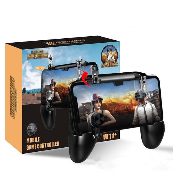 W11 + Pubg Mobil Gamepad Denetleyici Pubg Kablosuz Joystick Oyunu Shooter Denetleyici iPhone Android Samsung Telefon DHL