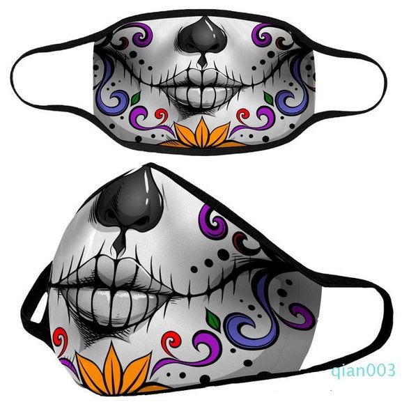 

pm2.5 filter respirator face dust clown halloween printing washable mask amusing mascherine funny cute e2 5zh goo