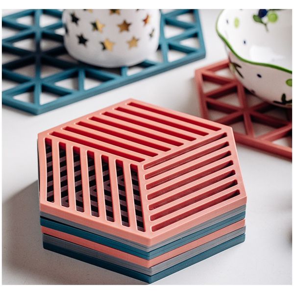 

hot pad stand cup cup mat the teople изолированная чаша placemat настольный eco дружелюбный 1 шт. шикарные cile coaster cup hexagon mats f w