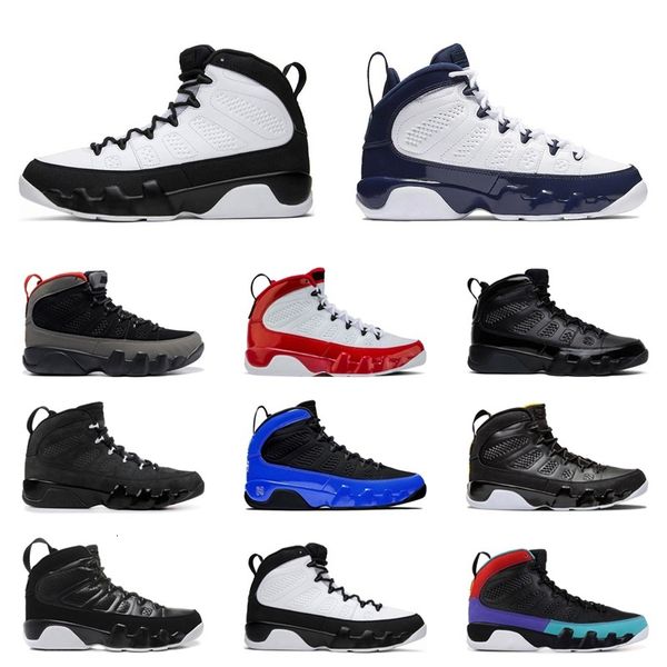 

9 9s jumpman outdoor shoes gym red anthracite black white bred citrus racer blue space jace unc mens trainers fashion sports sneakers