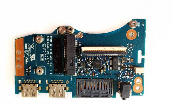 Conectores originais para ASUS N501JW USB Audio N501JW IO Board Rev 2.1 Testado Bom