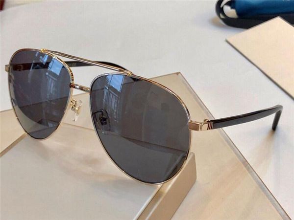

new luxcry fashion designer sunglasses 0043 pilot frame simple outdoor protection uv400 decorative eyewear quality, White;black