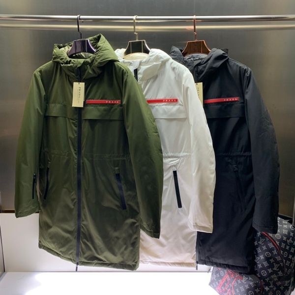 

man designers clothes hoodie triangle coat jacket mens winter coats white duck down men designers sweaters men s clothing black green white