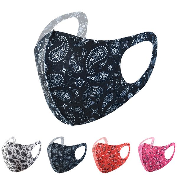 

factorysodareusable designer face mask printed cartoon camouflage custom ice silk sunscreen dustproof and breathab