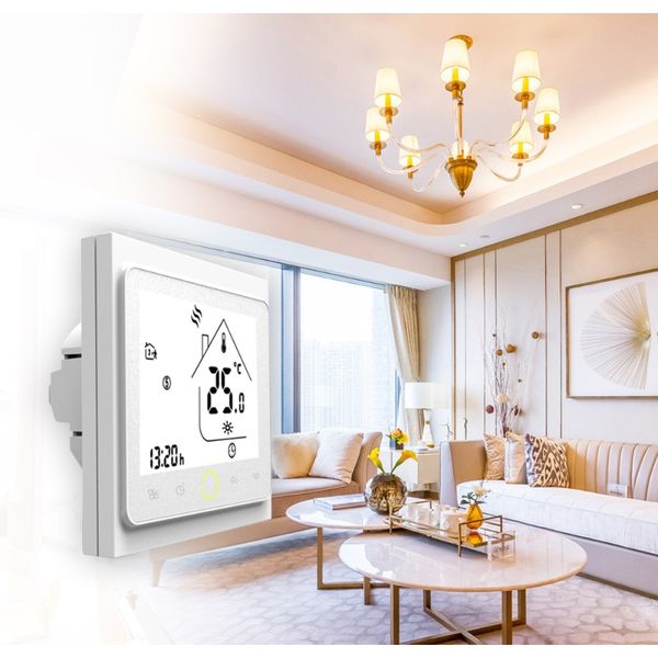 

3a газовый газовый котел отопительный термостат контроллер с сенсорным экраном жк-дисплей энергосберегающий умный контроллер температуры new