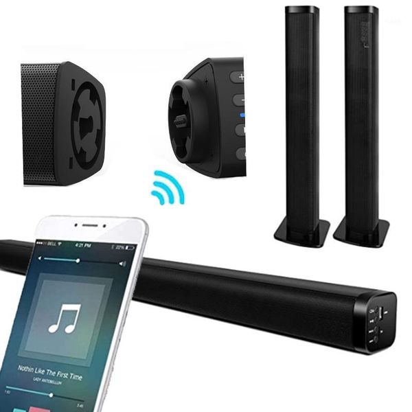 

bluetooth detachable speaker surround sound system with subwoofer soundbar, wired and wireless home speakers1