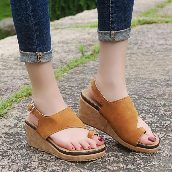 

summer sandals women shoes casual wedge sandals ladies shoes flip flops leopard high heels platform sandalia femme plus1, Black