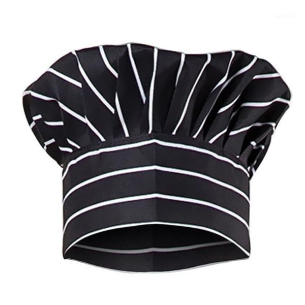 

beanies 2pcs baker cap bbq el cafe cook kitchen uniform elastic master chef hat1