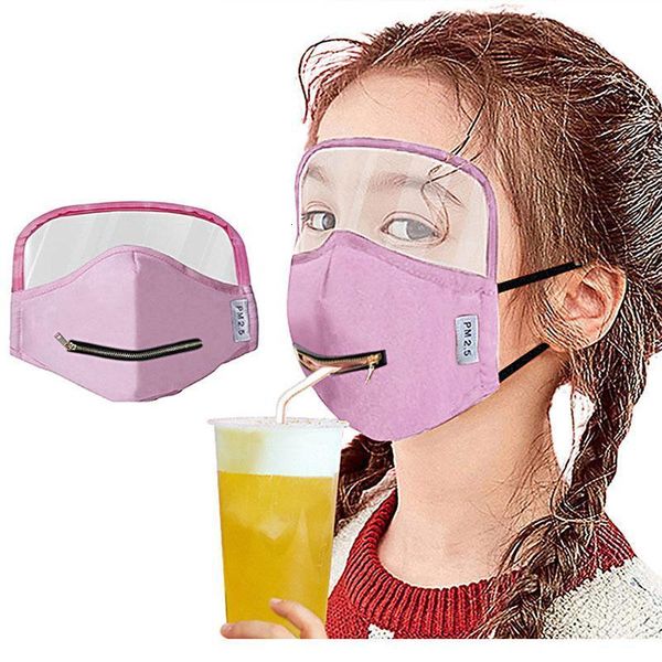 

factory new creativity kids face masks eyes shield integrated cotton zipper mask dustproof breathable mouth cover fy9172 p8ikv