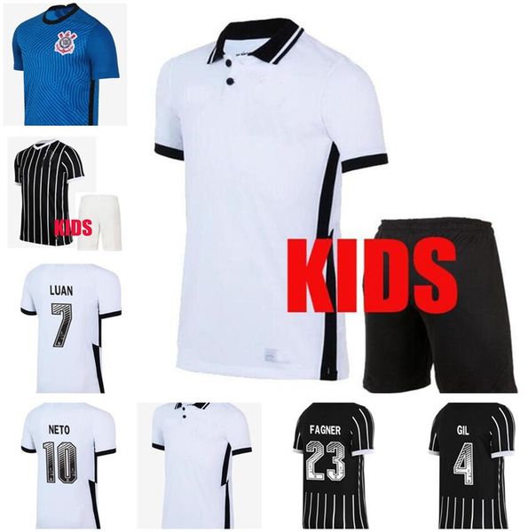 

2020 2021 corinthians soccer jerseys fagner jadson pedrinho 20 21 gil ramiro ronaldo maillot de football shirt uniform, Black;yellow