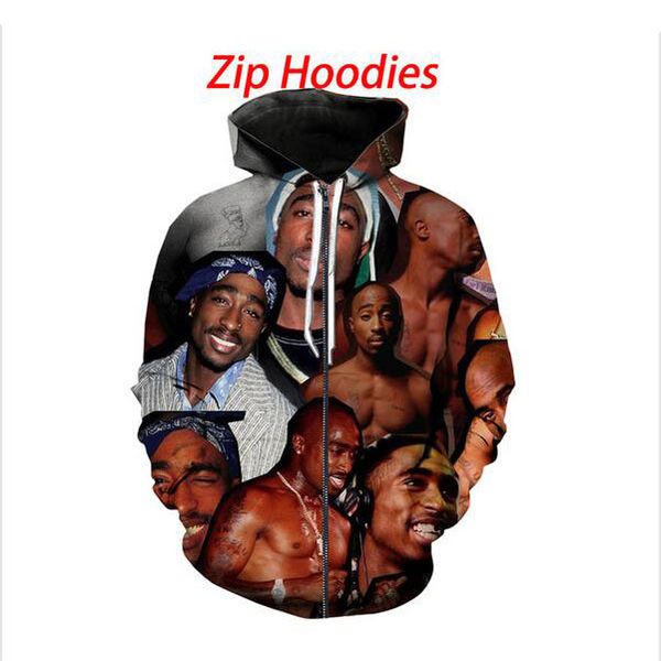 

accept dear customer design diy tupac 2pac 3d hoodies women men 3d print sublimation zipper hoodies