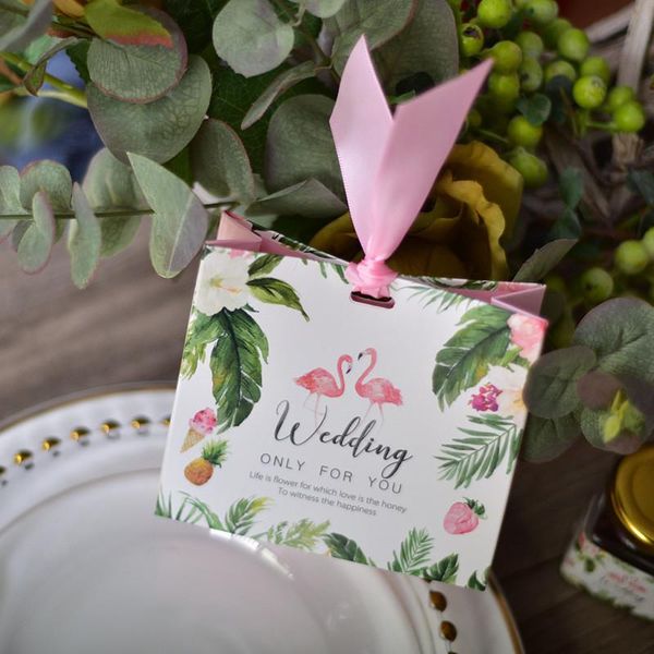 

2019 новый стиль 5шт лот flamingo pailly candy свадьба конфеты box лес свежий серия конфеты подарочная коробка вечеринка свадебные принадлеж