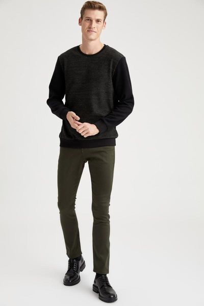 

men's pants defacto man trousers-t7760az20wn, Black