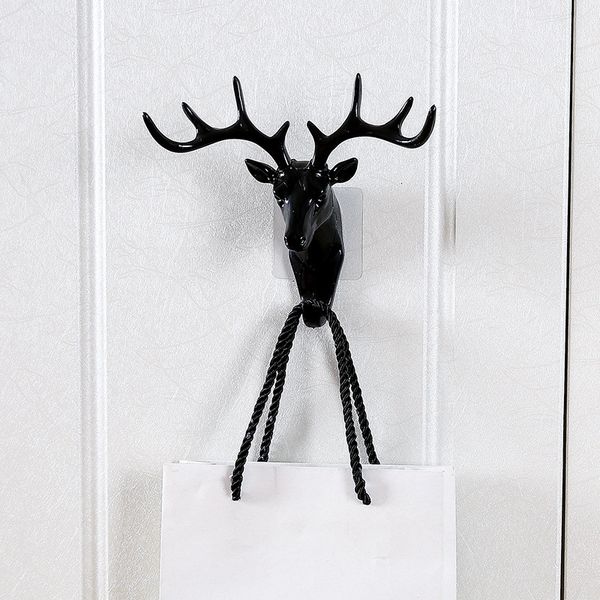 

antler american decoration creative personality deer head traceless key wall hook