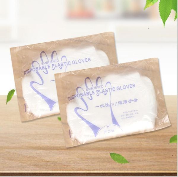 

disposable factory kitchen factoryvo36for 100pcs/set bbq plastic restaurant eco-friendly food gloves fruit vegetable glove a2025