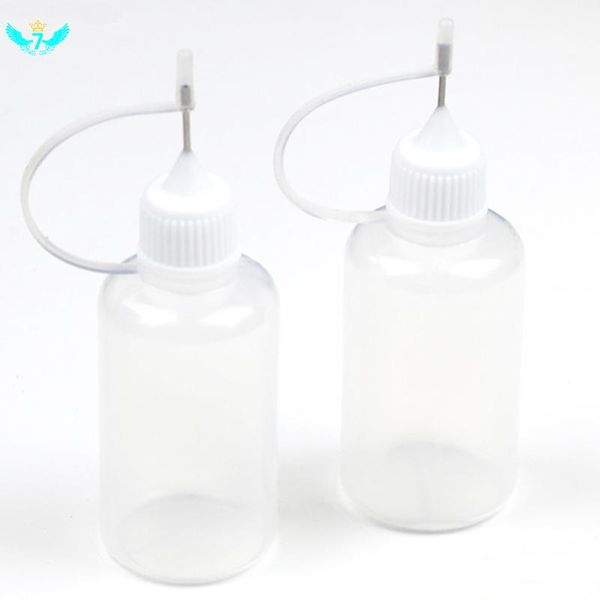 

storage bottles & jars 3pcs 30ml glue applicator needle squeeze bottle clear white for paper quilling diy scrapbooking craft tool