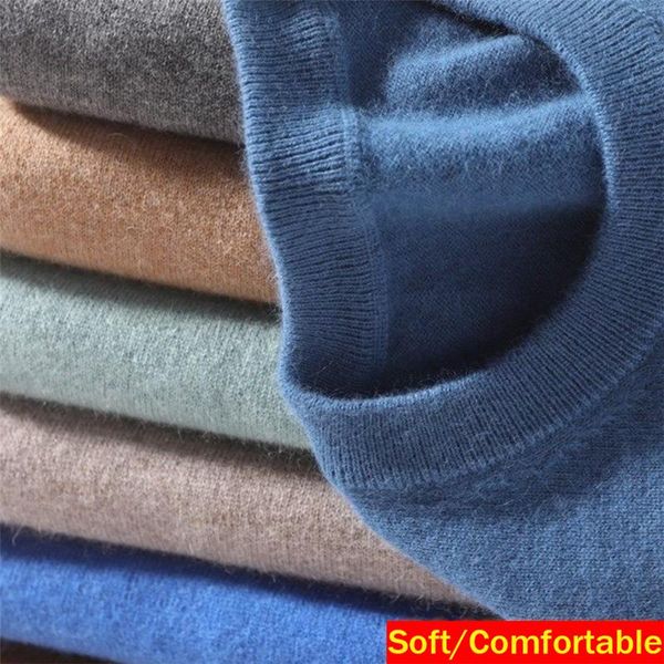 

men's sweaters england style men sweater fashion 2021 knitted pullovers winter streetwear casual male solid simple o-neck knitwear, White;black