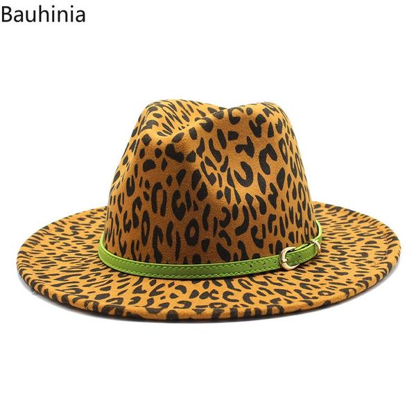 

bauhinia 2020 новые простые классические федоры федоры для мужчин женщины искусственная шерстяная смесь джаз широкий breim зеленый пояс джаз, Blue;gray