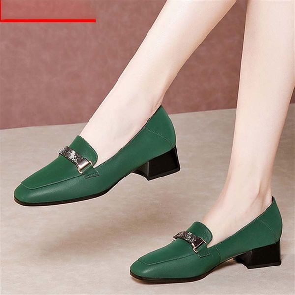 

women's legitimate leather shoes, 2020's novelty, casual, genuine leather, black, green, spring/autumn, Black;brown