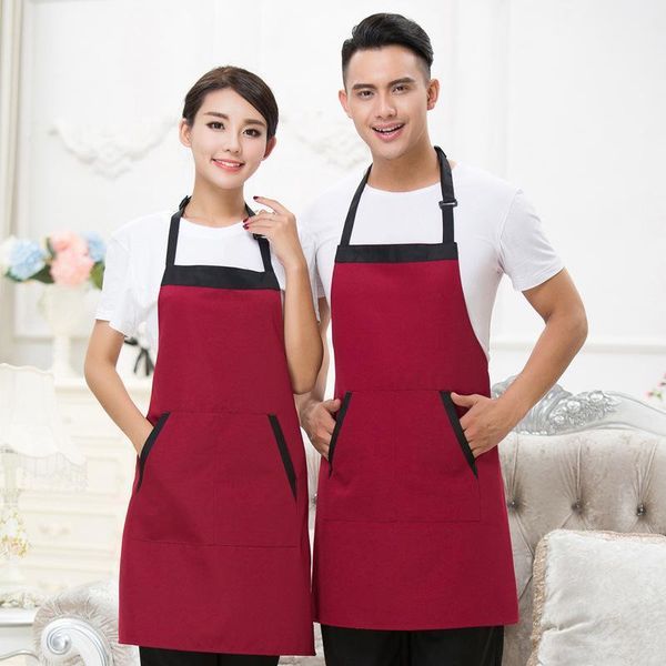 

aprons women kitchen apron with pockets butcher craft baking chefs cooking bbq1