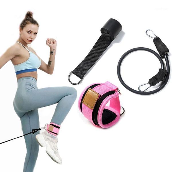 

resistance bands gobygo with ankle straps cuff cable for attachment booty buthigh legs pulley strap lifting fitness1