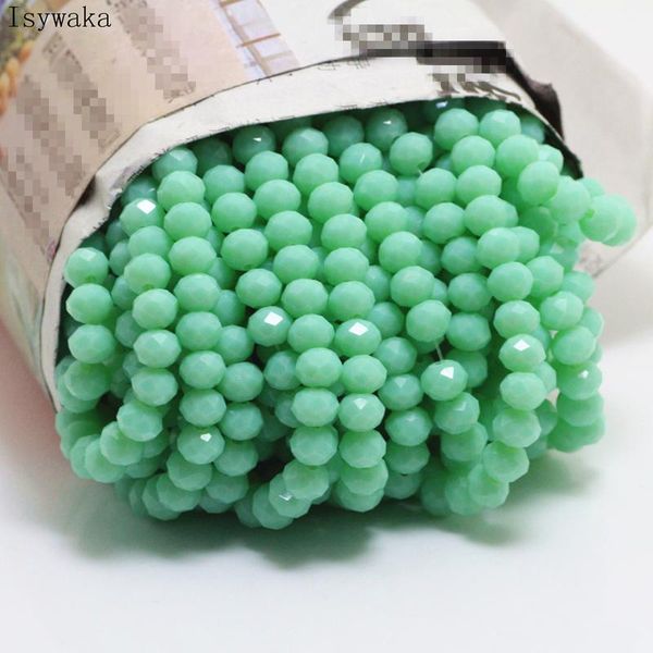 

isywaka b-multicolor 4 * 6 мм 50 шт. rondelle austeia messeet crystal стеклянные бусины свободные проставки круглые бусины для ювелирных изд