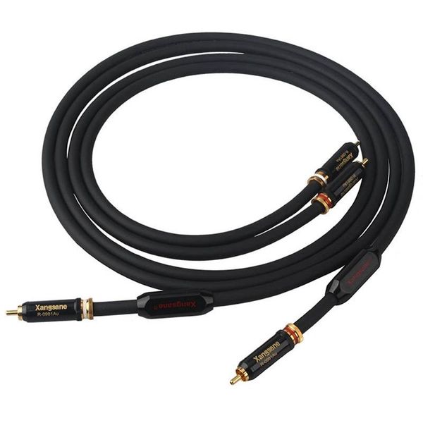 

xangsane sp-5008cu high fidelity single crystal copper o signal line power double shield connection