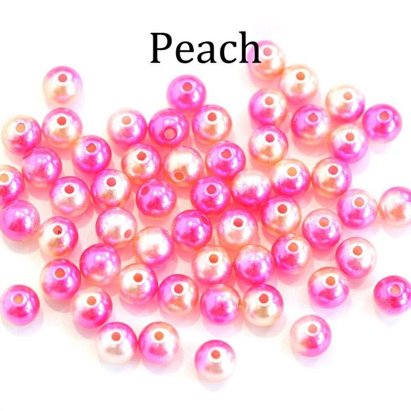 

3 4 6 8 10 12mm with hole multicolor imitation pearl beads round plastic acrylic spacer loose beads for jewelry making supplies h qylytu