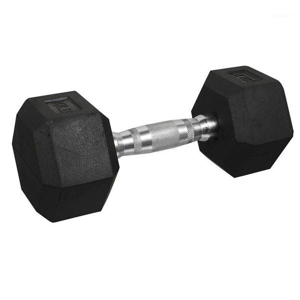 

dumbbells 1pc fitness rubber coated hexagon workout equipment1
