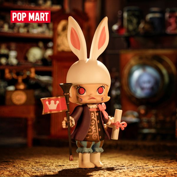 Pop Mart Molly Steam Punk Animal Toys Рисунок слепой Ящик День рождения подарок Новый Прибытие Бесплатная Доставка LJ201031