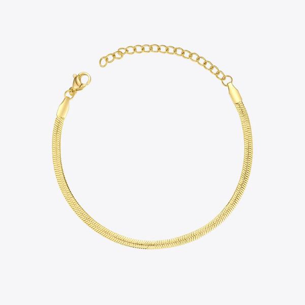 

enfashion snake bone bracelet for women gold color shine bracelets kpop stainless steel fashion jewelry gift 2020 pulseras b2193, Black