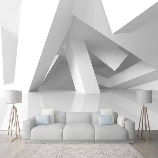 

wallpapers custom wallpaper murals 3d stereoscopic space geometric pattern wall painting modern living room decoration mural