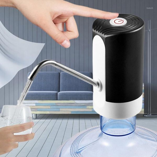 

electric water pump drinking bottle water pump machine switch usb rechargeable original home office portable automatic1
