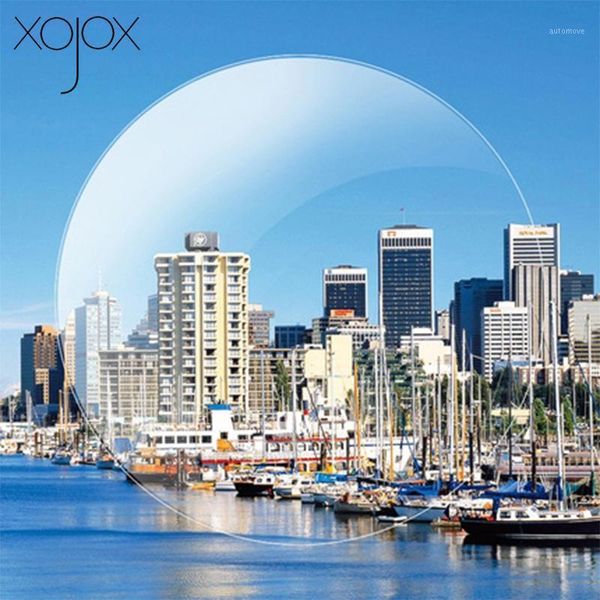 

xojox aspheric prescription custom clear lenses block blue light resin transparent myopia glasses 1.56 1.61 1.67 short sight1, Black