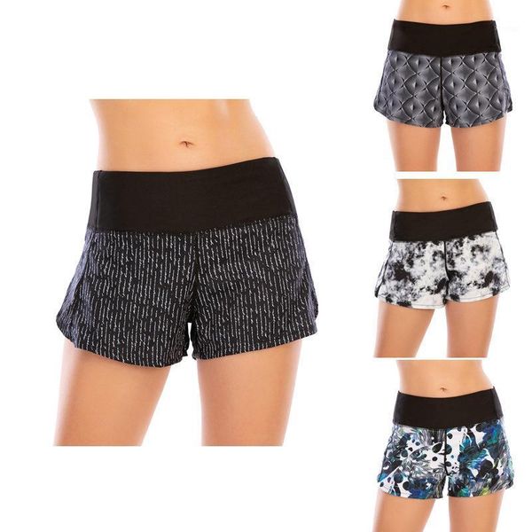 

yoga outfits shorts with pocket women sports running mujer short leggings gym workout quick drying for cycling fitness pants1, White;red