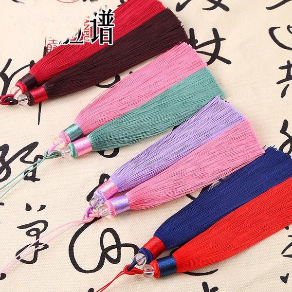 

mibrow new 13cm long double colors for 1set earrings charms tassels for diy jewelry making findings borlas piel h bbyrnx