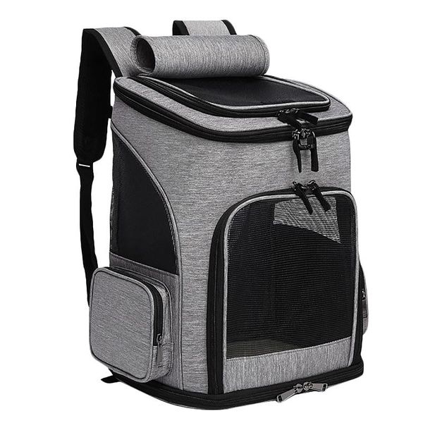 

pet carrier backpack for cats,dog carrier bag with ventilated mesh, comfort portable collapsible cat backpack bag for hiking tra